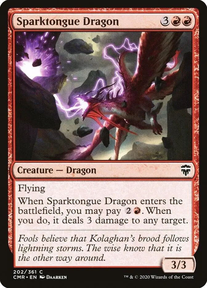 Sparktongue Dragon (202) (Cmr) 1
