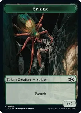 Spider // Monk Double-Sided Token (18 // 6) (2X2) 1