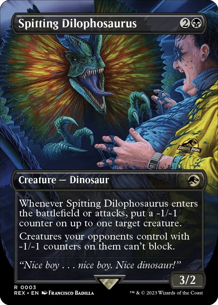 Spitting Dilophosaurus (Borderless) (3) (Rex) 1