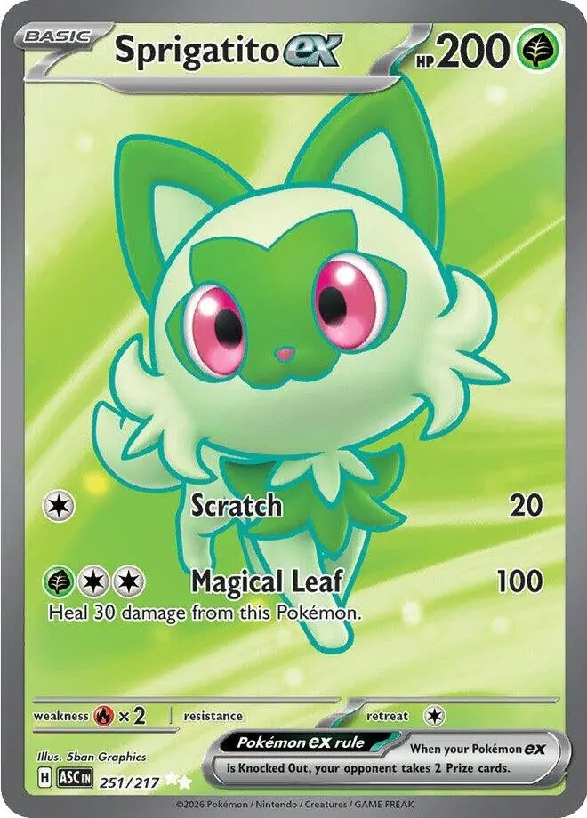 Sprigatito Ex (251/217) (Asc) 1
