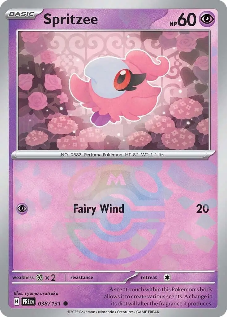 Spritzee (Master Ball Pattern) (038/131) (Pre) 1