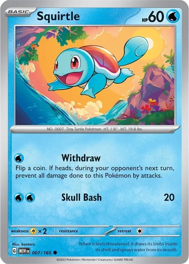 Squirtle (007/165) (Mew) 1