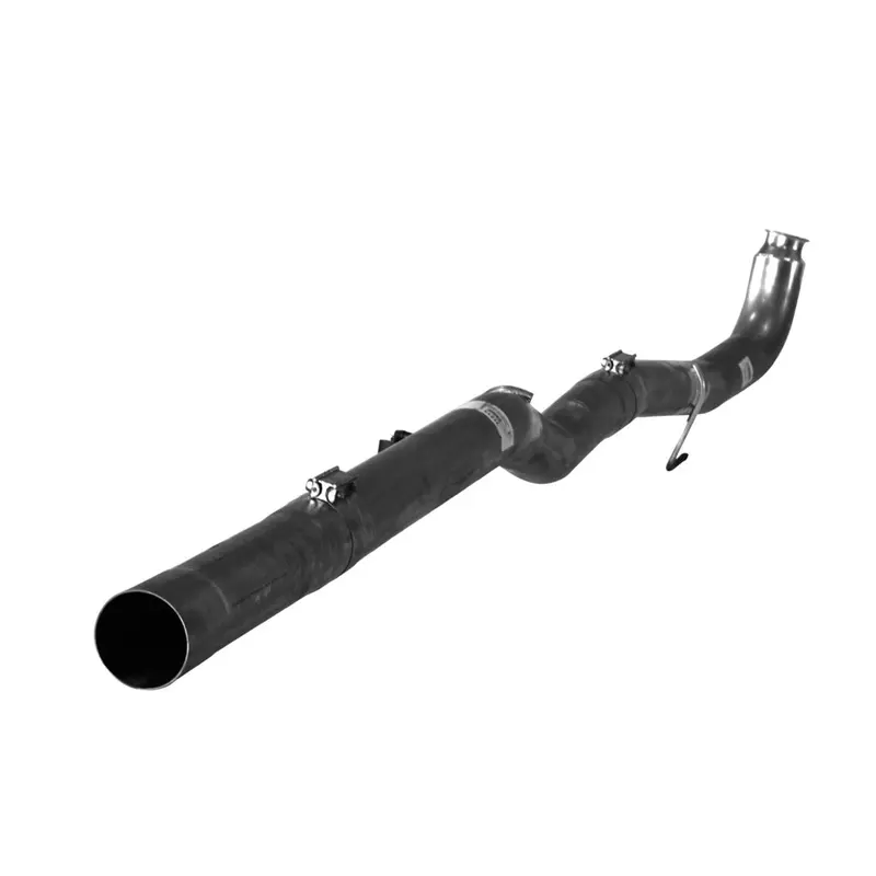 Stainless Steel Exhaust Race Pipe Set Chevy Duramax 2011-2015 6.6L Lml 2500/3500 4-Inch Ec-Cc/Sb-Lb W/O 4-Bolt Flange 1