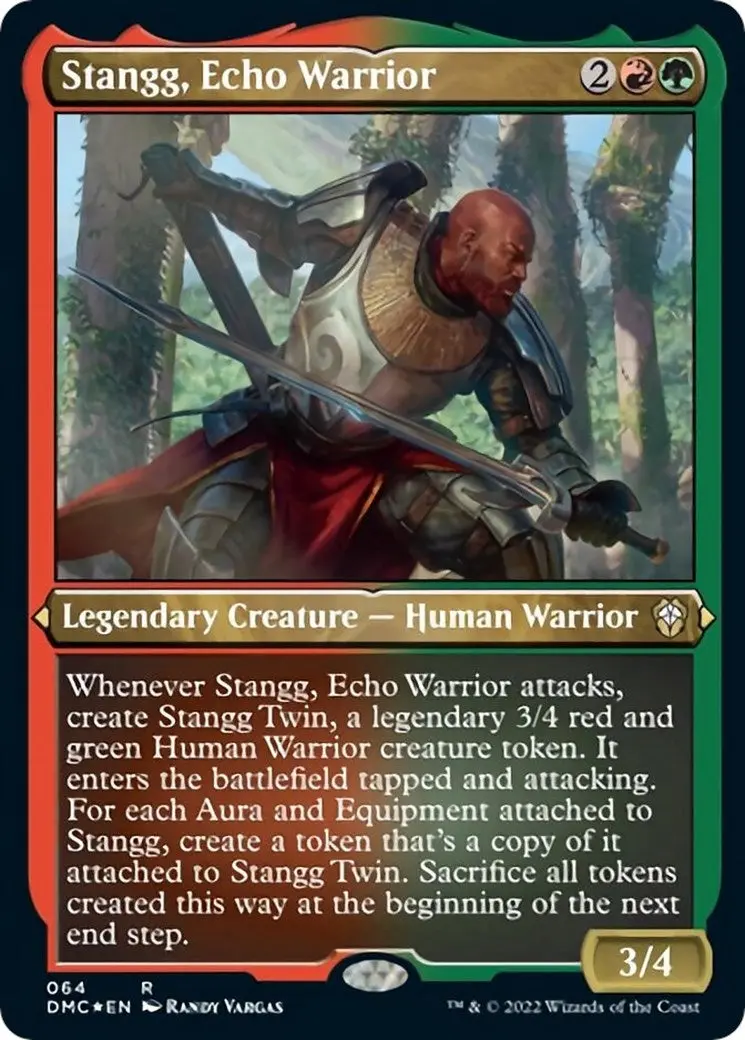 Stangg, Echo Warrior (Foil Etched) (64) (Dmc) 1