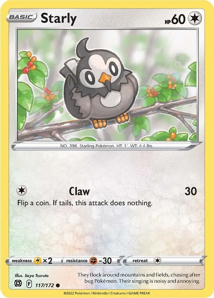 Starly (117/172) (Swsh09) 1