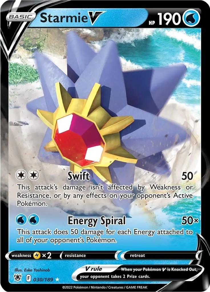Starmie V (030/189) (Swsh10) 1