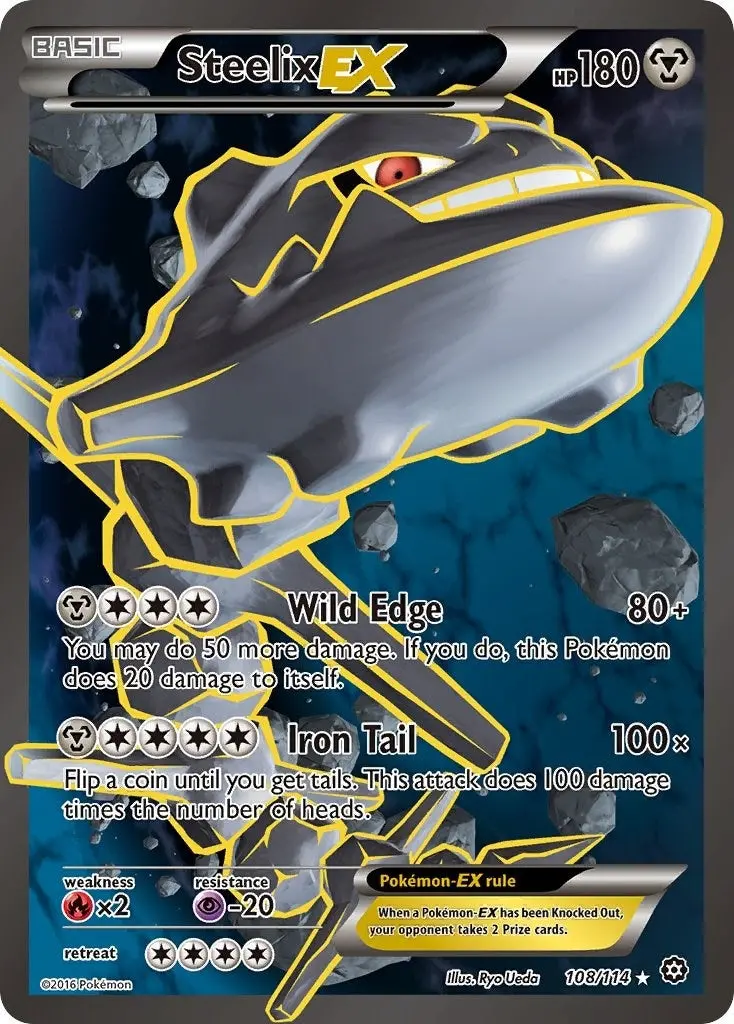 Steelix Ex (Full Art) (108/114) (Sts) 1