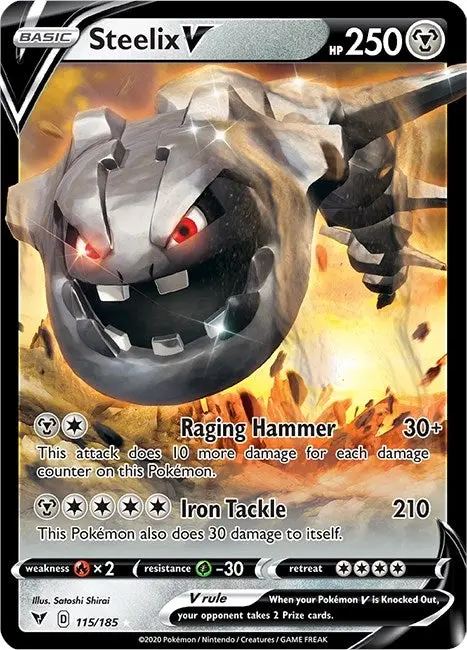 Steelix V (115/185) (Swsh04) 1