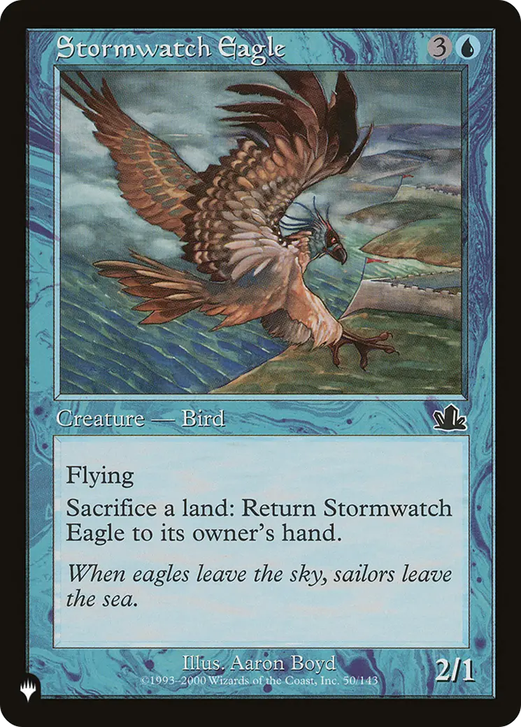 Stormwatch Eagle [The List] 1