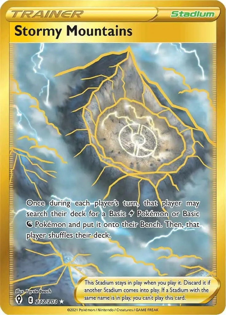 Stormy Mountains (Secret) (232/203) (Swsh07) 1