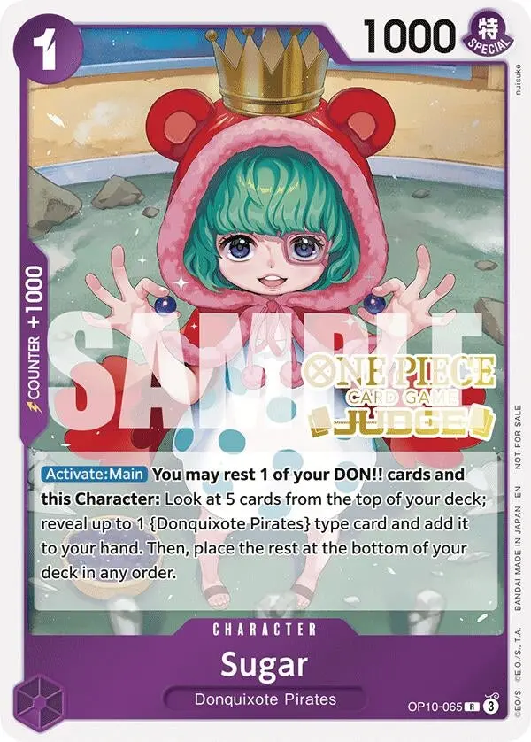 Sugar (Judge Pack Vol. 6) (Op10-065) (Op-Pr) 1