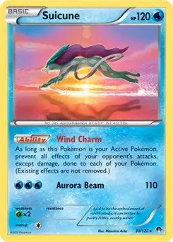 Suicune - 30/122 (Cosmos Holo) (030/122) (Ble) 1