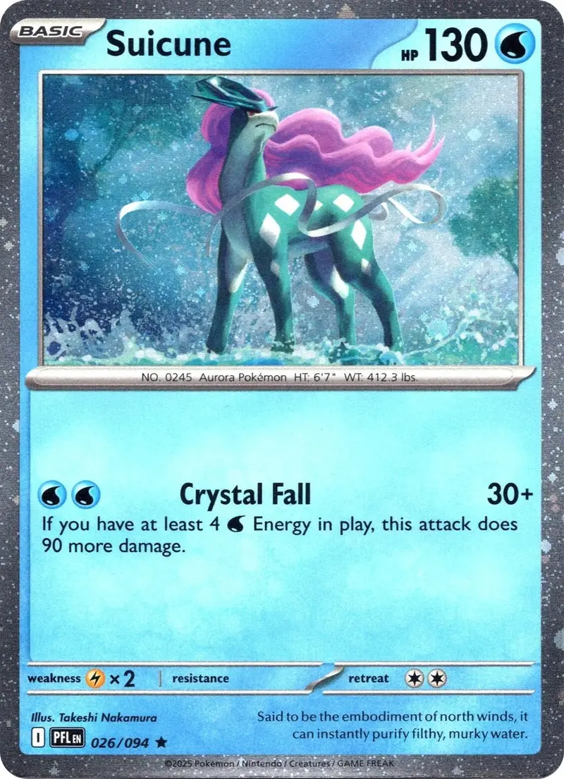 Suicune (Cosmos Holo) (026/094) (Mcap) 1