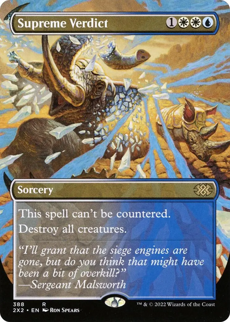 Supreme Verdict (Borderless) (388) (2X2) 1