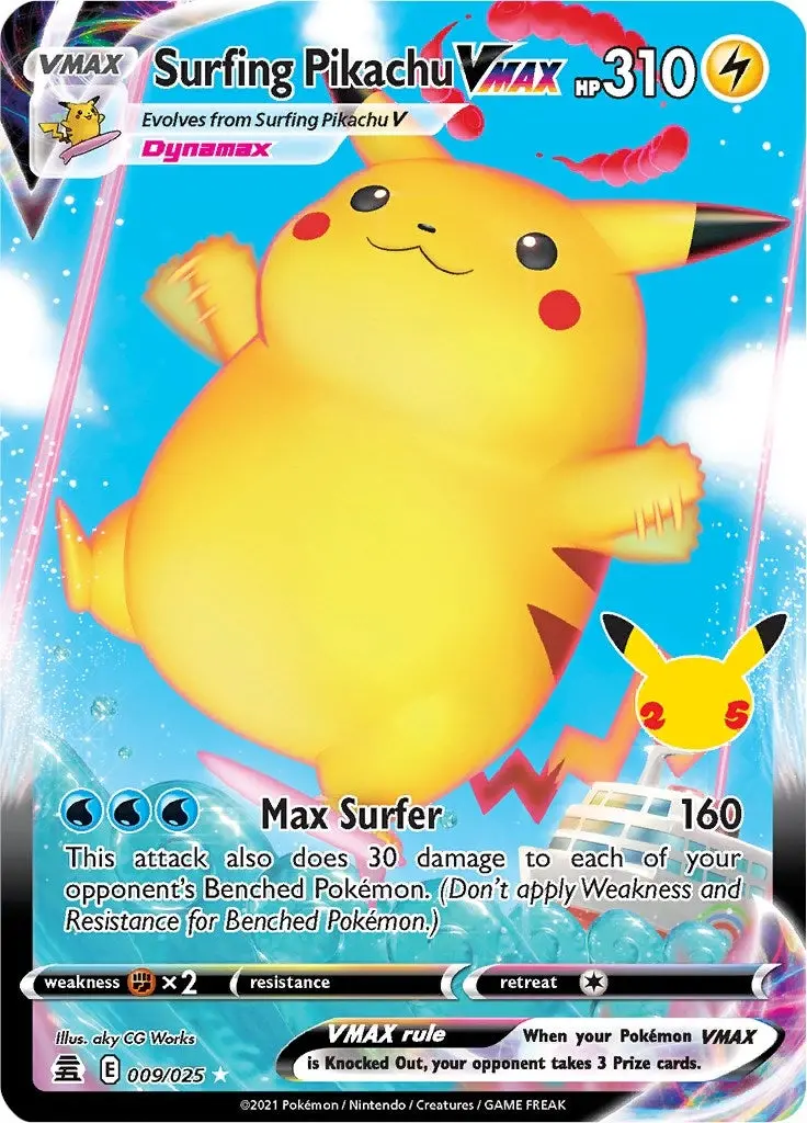 Surfing Pikachu Vmax (009/025) (Clb) 1