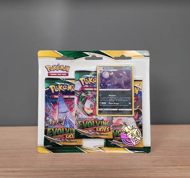 Sword & Shield: Evolving Skies - 3 Pack Blister (Umbreon) 1