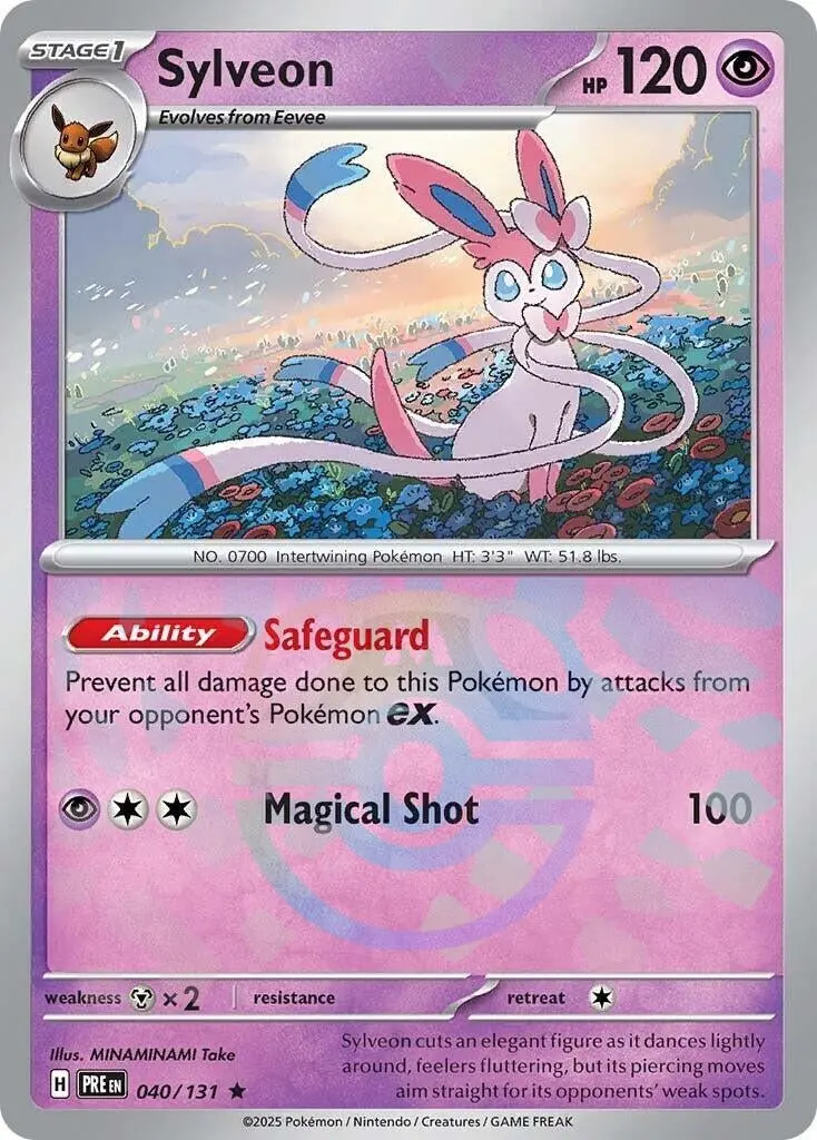 Sylveon (Master Ball Pattern) (040/131) (Pre) 1