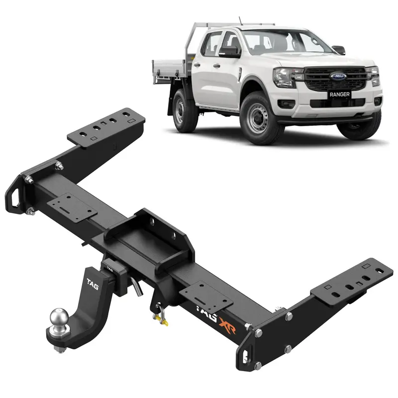 Tag Extreme Recovery Towbar And Direct Fit Wiring For Next-Gen Ford Ranger (06/2022 - 12/2024), Volkswagen Amarok (12/2022 - On) - Cab Chassis Models 1