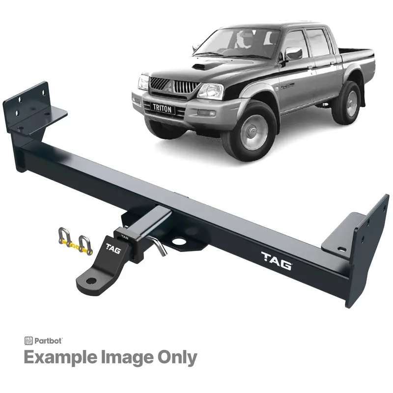 Tag Heavy Duty Towbar & Direct Fit Wiring For Mitsubishi Triton No Bumper (03/1986 - 12/2006) 1