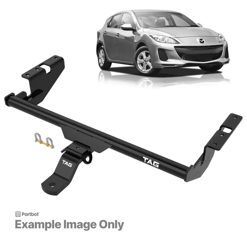 Tag Standard Duty Towbar & Direct Fit Wiring For Mazda 3 Sp25 Hatchback (04/2009 - 10/2013) 1