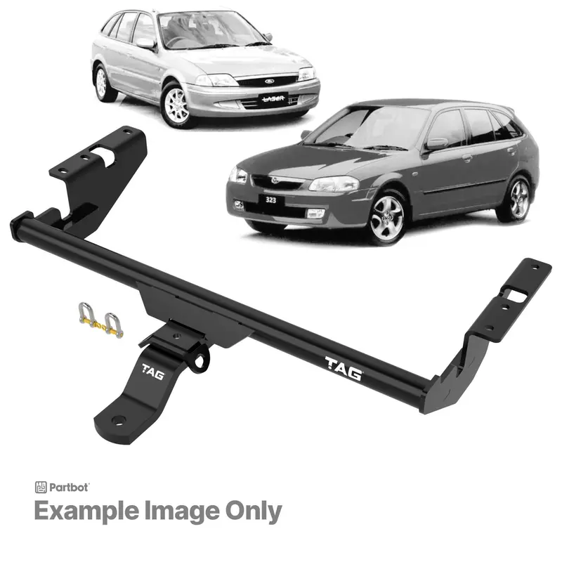Tag Standard Duty Towbar For Ford Laser (02/1999 - 2002), Mazda 323 Astina (09/1998 - 12/2003) 1