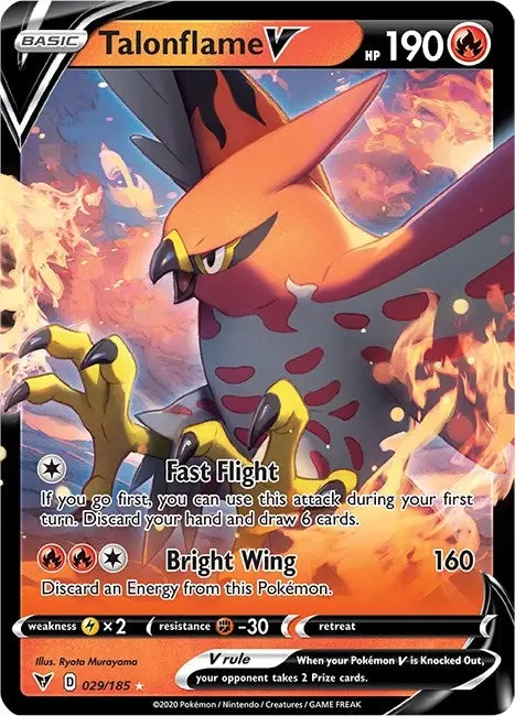 Talonflame V (029/185) (Swsh04) 1
