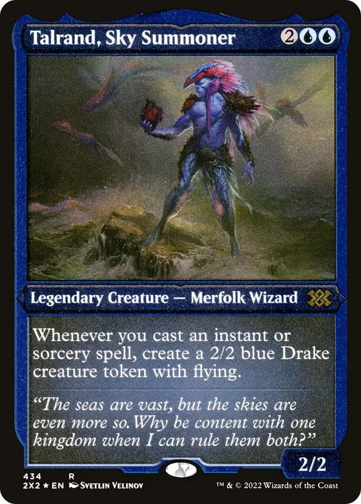 Talrand, Sky Summoner (Foil Etched) (434) (2X2) 1