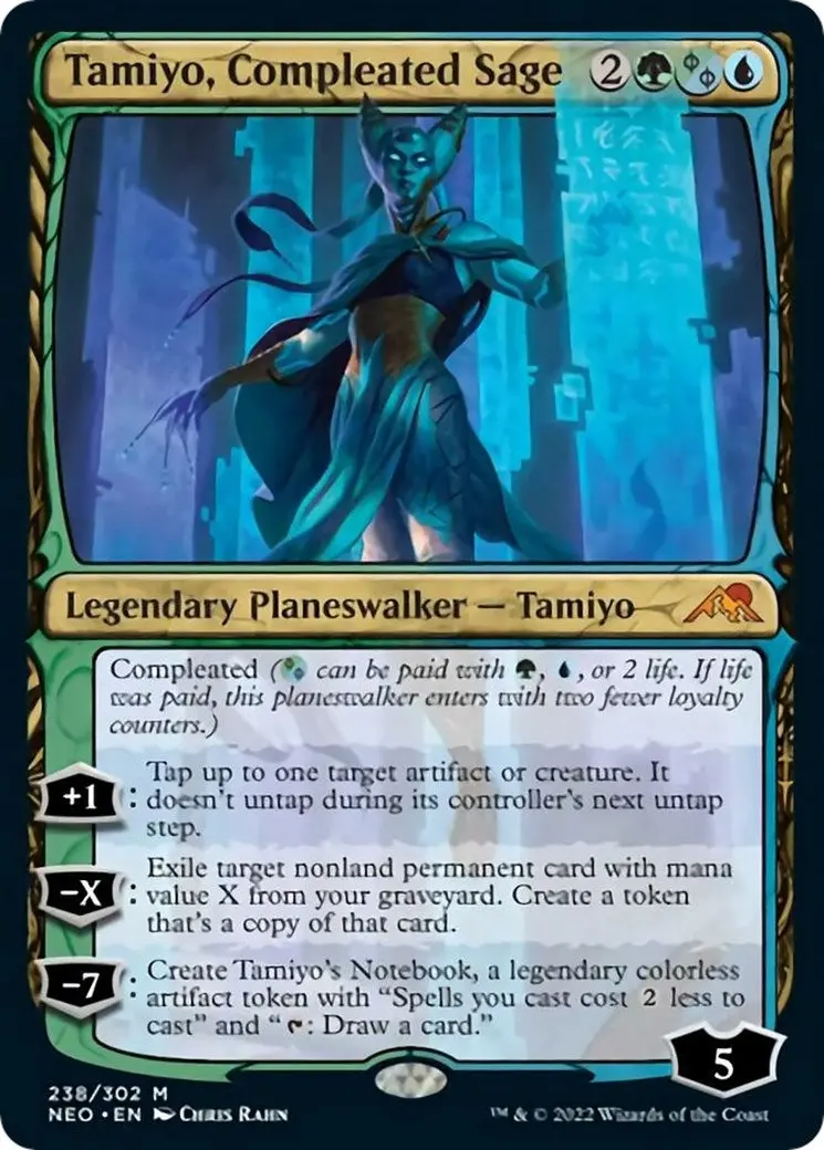 Tamiyo, Compleated Sage (238) (Neo) 1