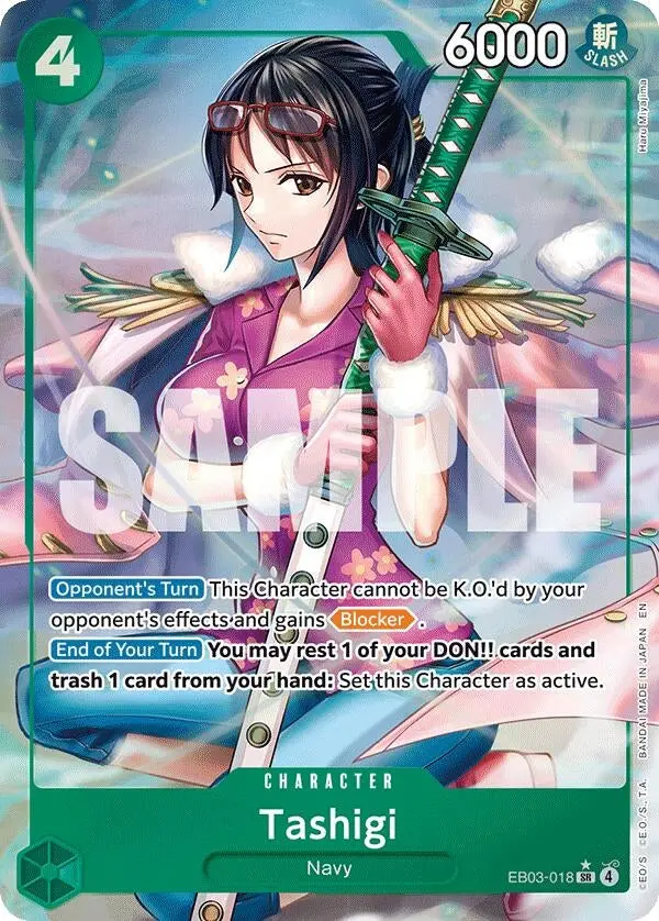 Tashigi (Alternate Art) (Eb03-018) (Eb-03) 1