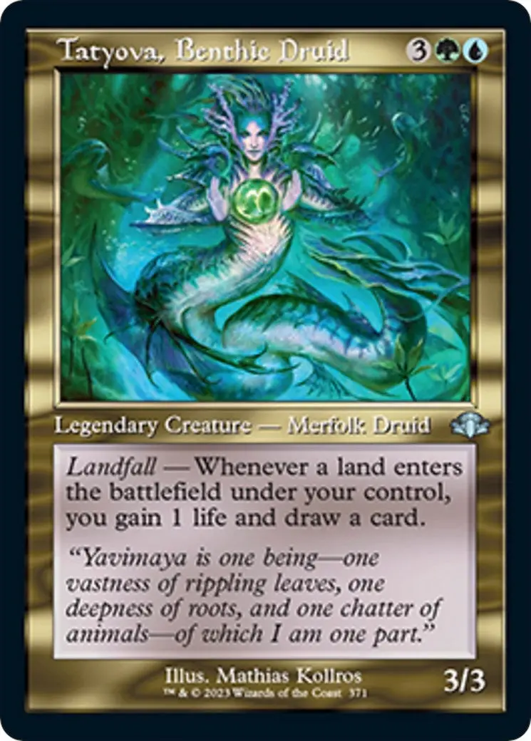 Tatyova, Benthic Druid (Retro Frame) (371) (Dmr) 1