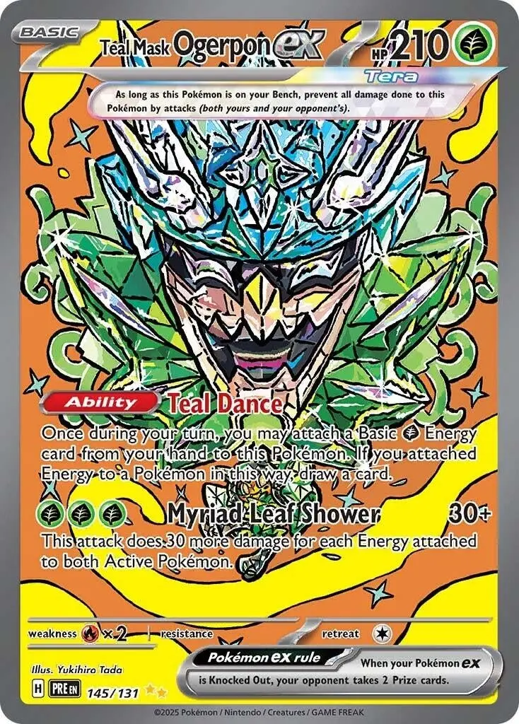 Teal Mask Ogerpon Ex (145/131) (Pre) 1