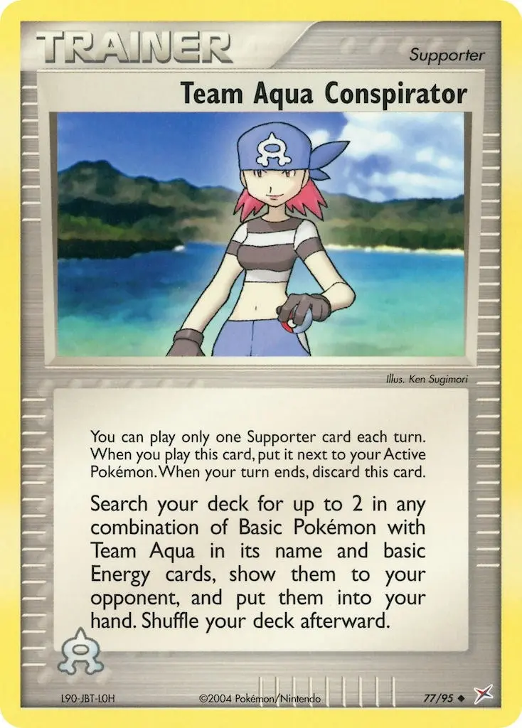 Team Aqua Conspirator (77/95) (Ma) 1