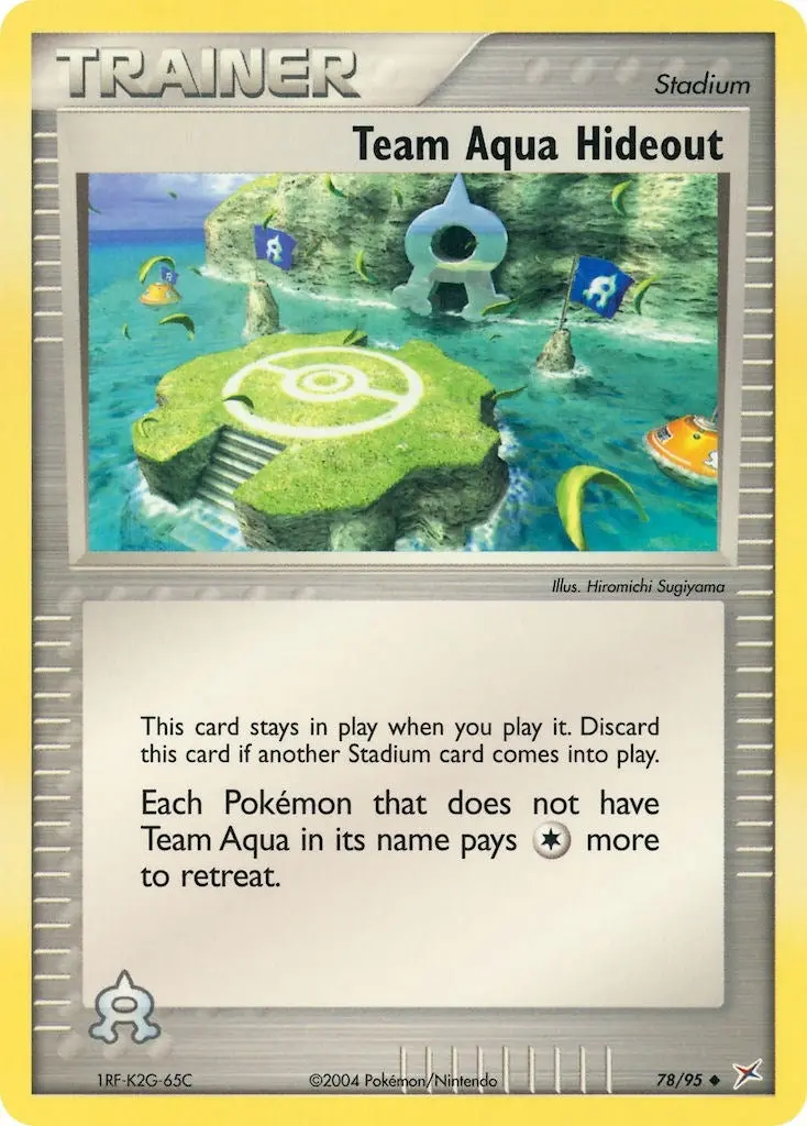 Team Aqua Hideout (78/95) (Ma) 1