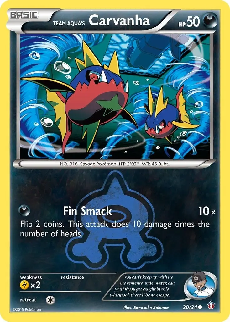 Team Aqua's Carvanha (20/34) (Dcr) 1