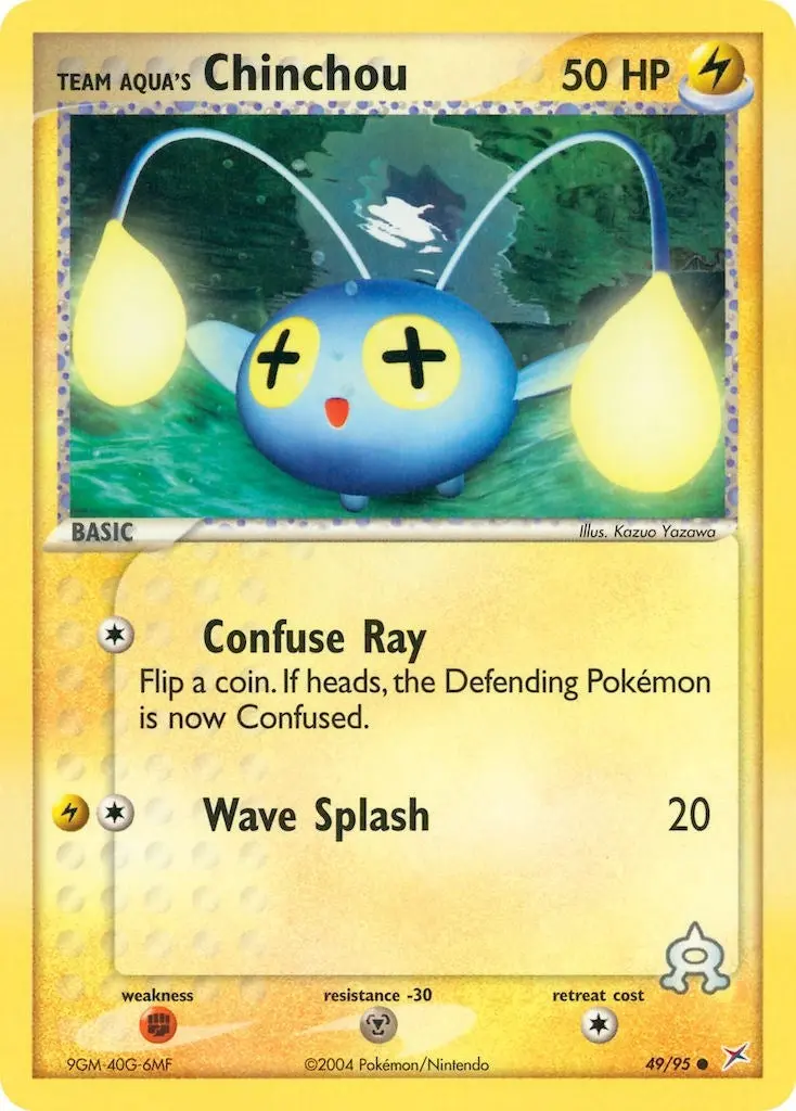 Team Aqua's Chinchou (49/95) (Ma) 1