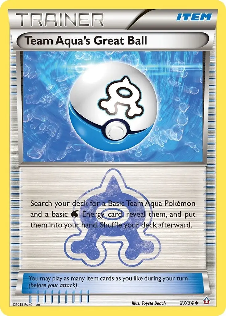 Team Aqua's Great Ball (27/34) (Dcr) 1