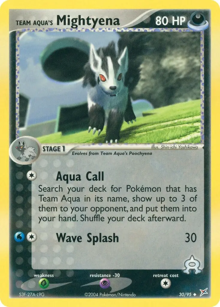 Team Aqua's Mightyena (30/95) (Ma) 1