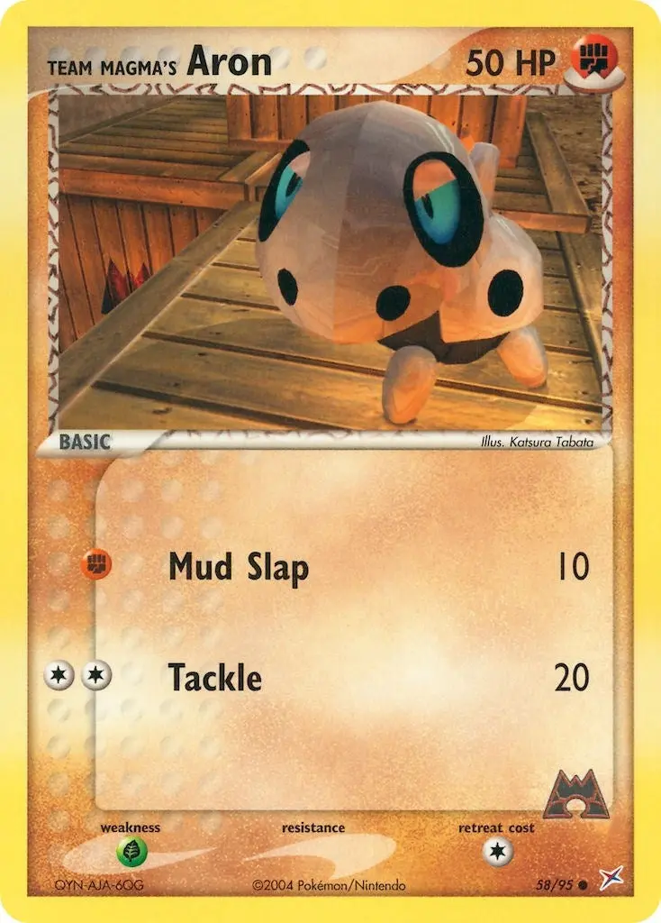 Team Magma's Aron (58/95) (Ma) 1
