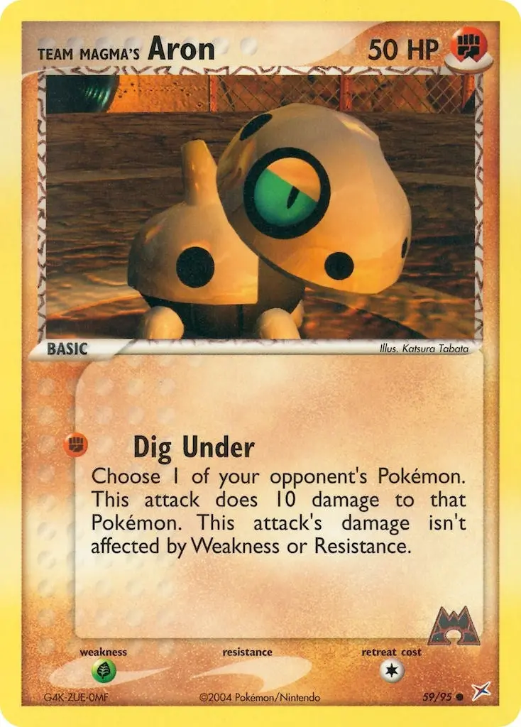 Team Magma's Aron (59/95) (Ma) 1