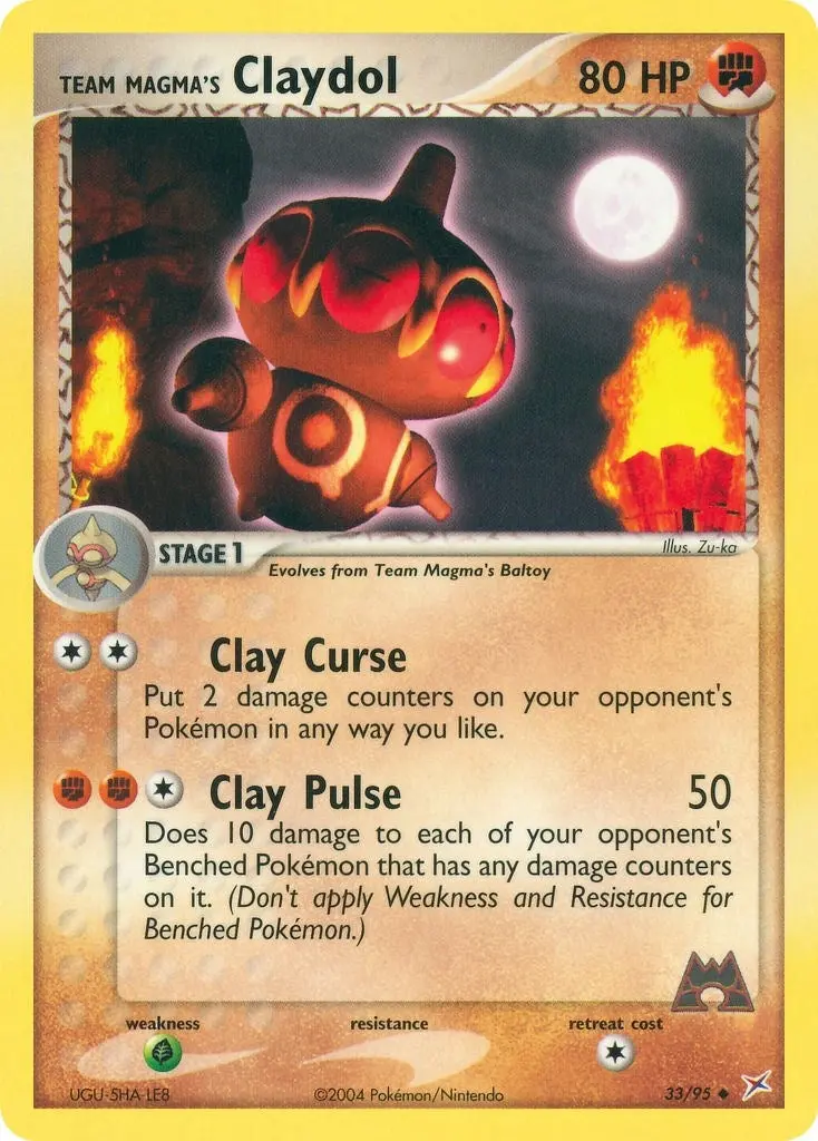 Team Magma's Claydol (33/95) (Ma) 1