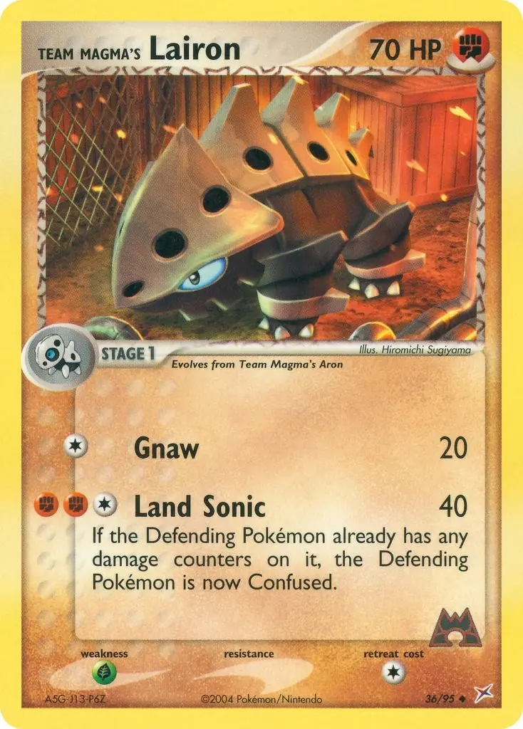 Team Magma's Lairon (36/95) (Ma) 1