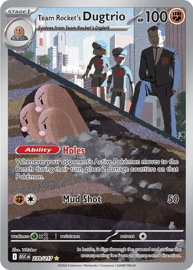 Team Rocket's Dugtrio (239/217) (Asc) 1