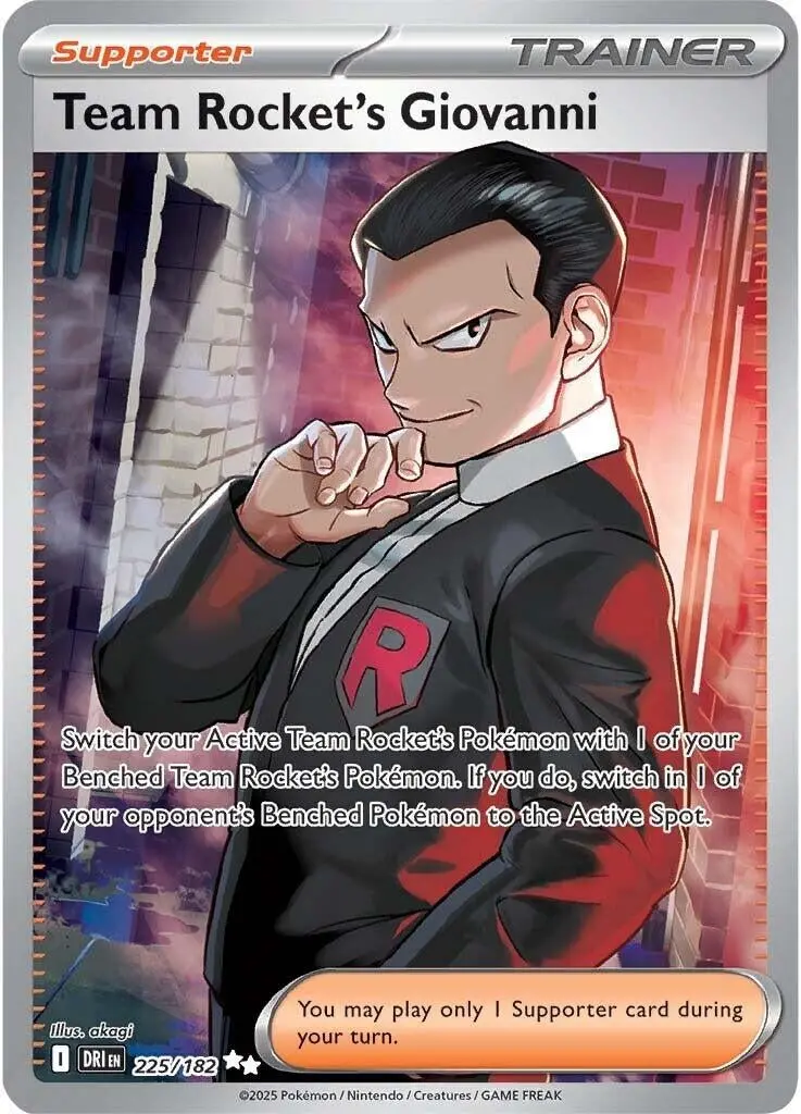 Team Rocket's Giovanni (225/182) (Dri) 1