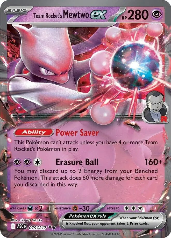 Team Rocket's Mewtwo Ex (079/217) (Asc) 1