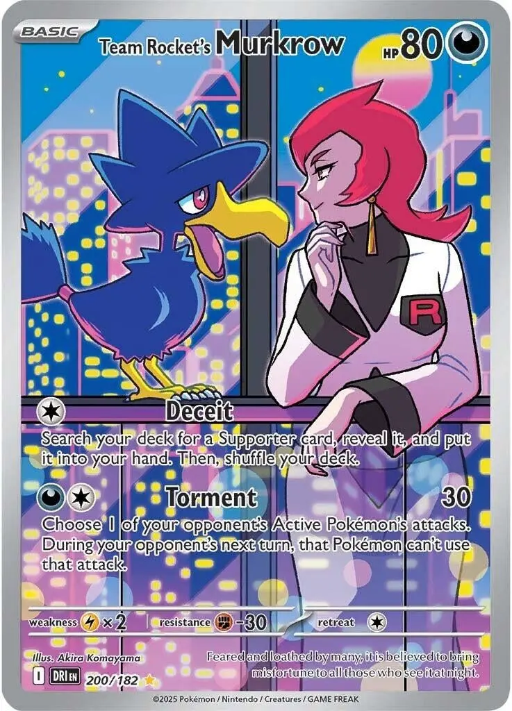 Team Rocket's Murkrow (200/182) (Dri) 1