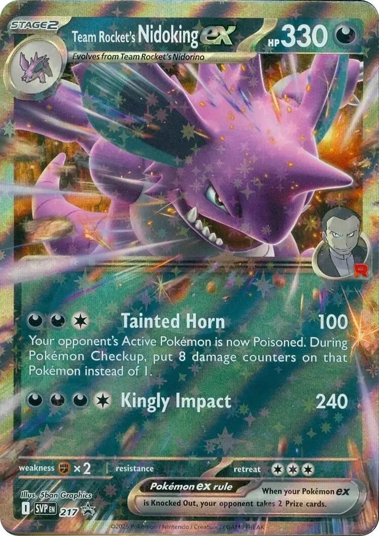 Team Rocket's Nidoking Ex - 217 (217) (Svp) 1