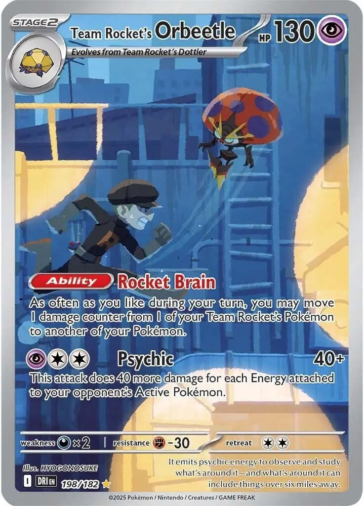 Team Rocket's Orbeetle (198/182) (Dri) 1
