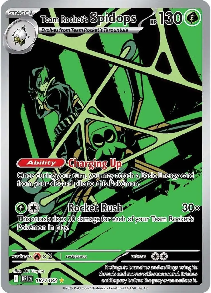 Team Rocket's Spidops (187/182) (Dri) 1