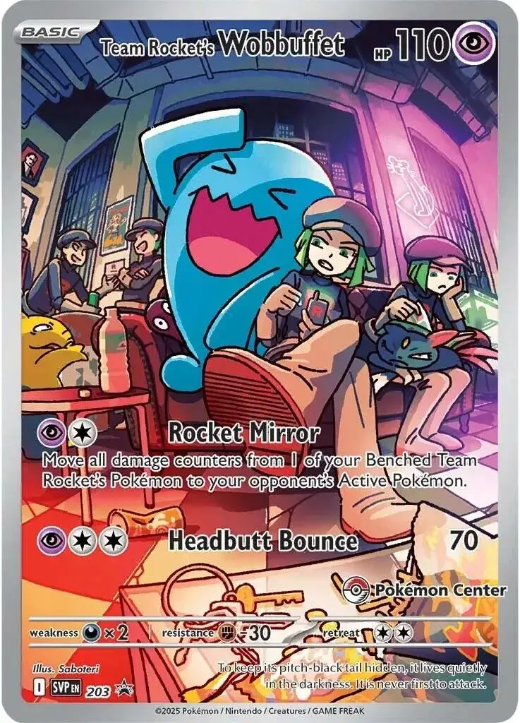 Team Rocket's Wobbuffet (Pokemon Center Exclusive) (203) (Svp) 1