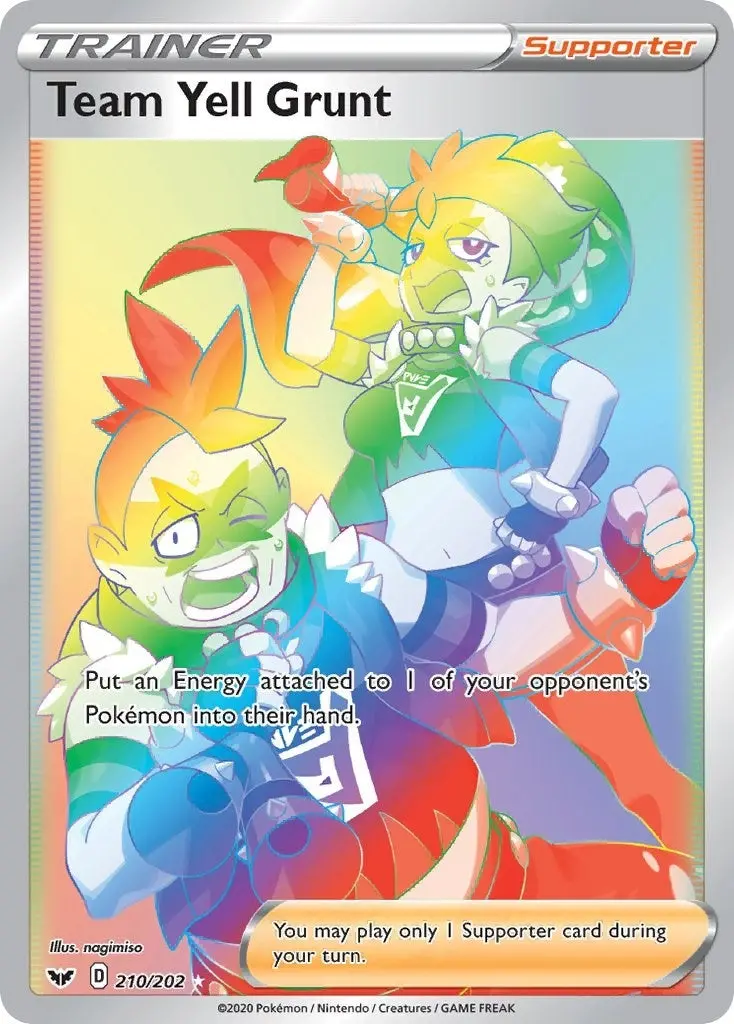 Team Yell Grunt (Secret) (210/202) (Swsh01) 1